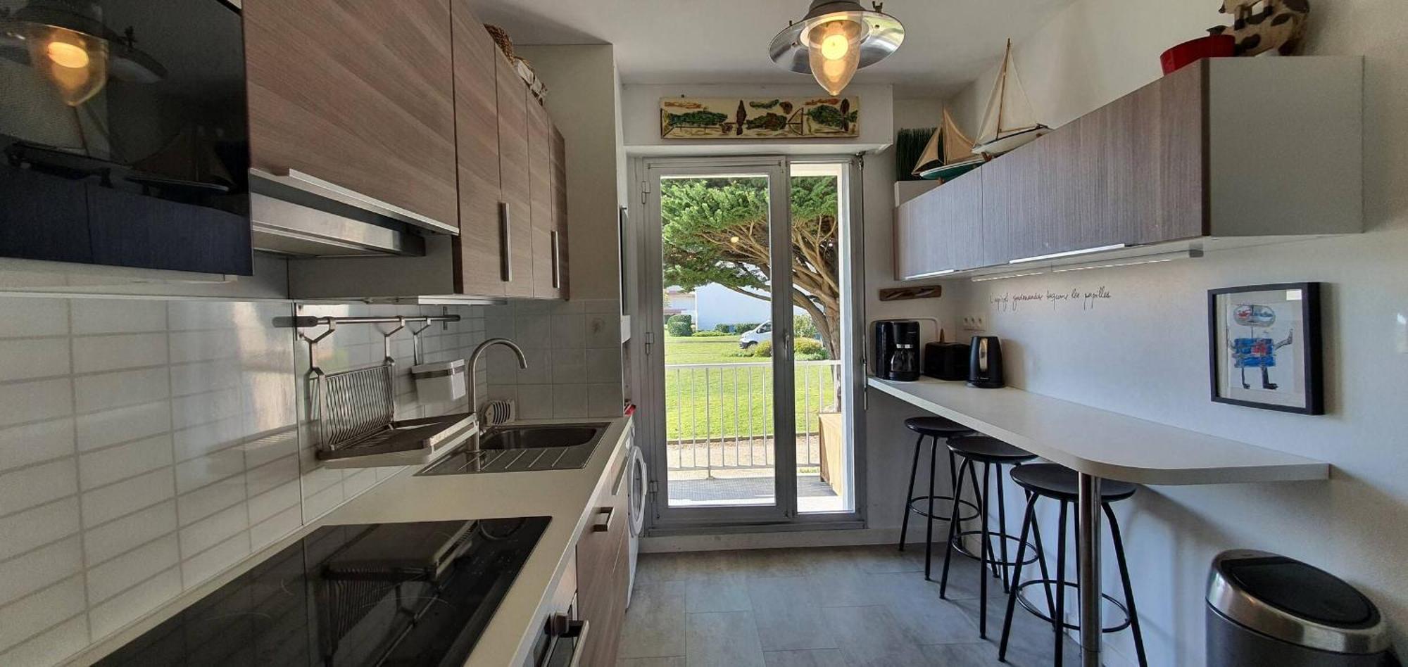 Ker Mamette Bel Appartement En Bord De Mer 퀴베론 외부 사진