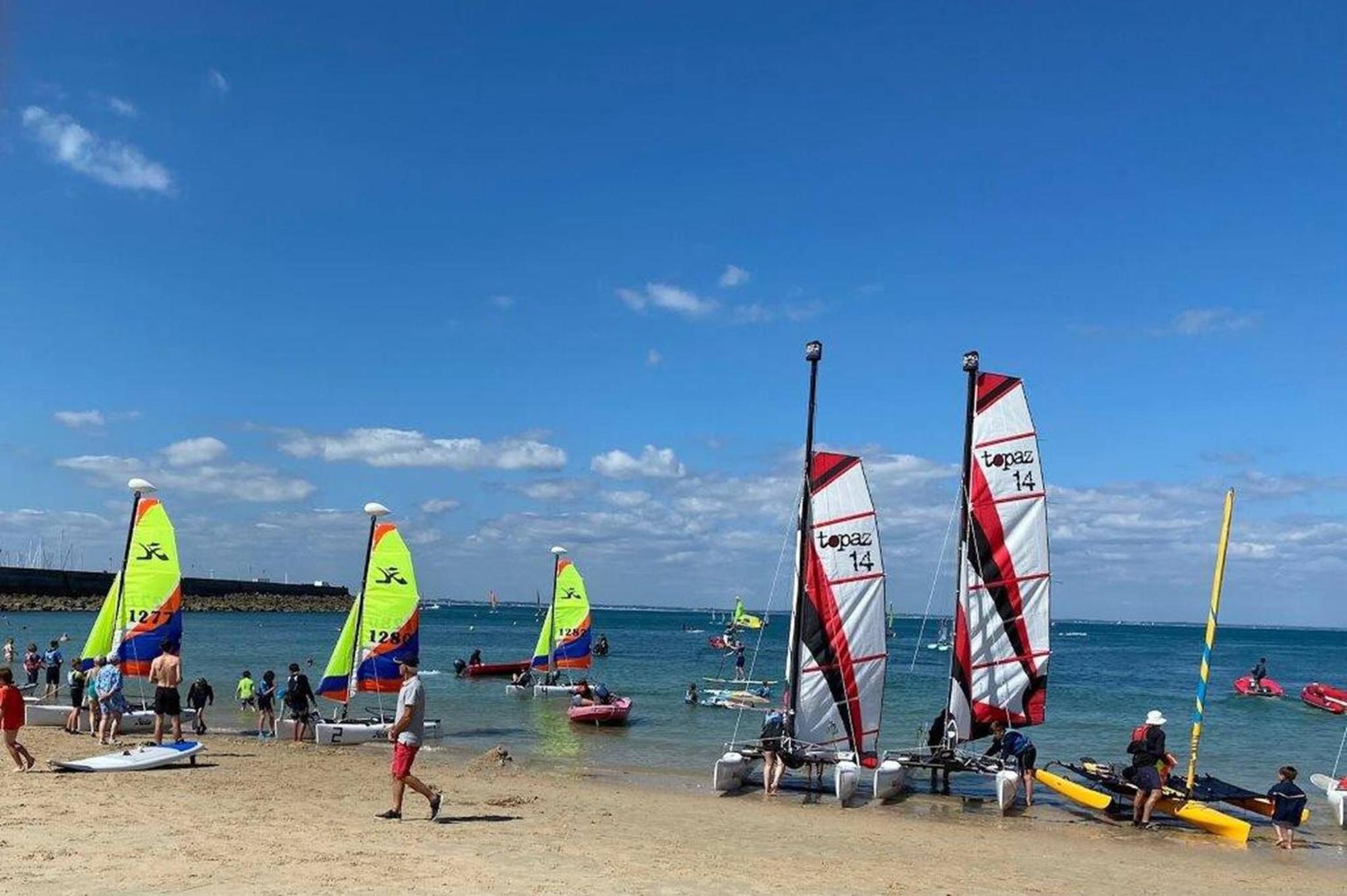 Ker Mamette Bel Appartement En Bord De Mer 퀴베론 외부 사진
